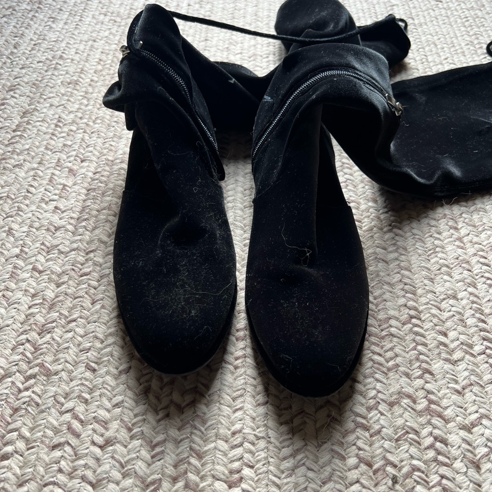 Tall over the knee velvet boots by Marc Fisher - Picture 2 of 5